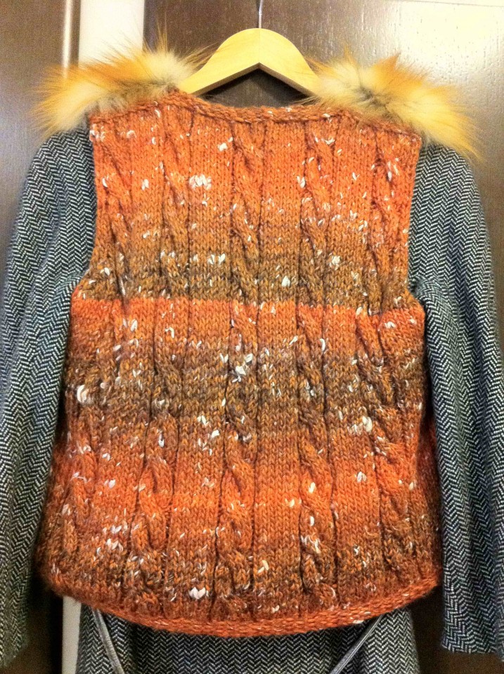 Жилет из лисы