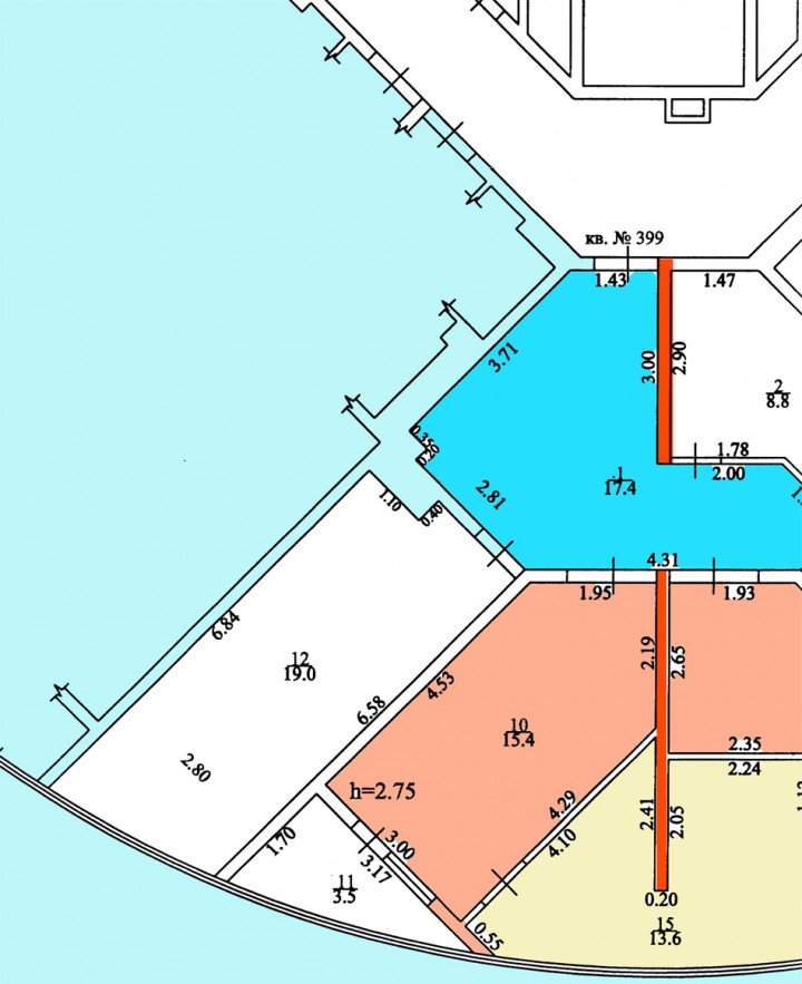  Объединение квартир в одну. 