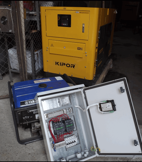 Подключение электрогенераторов.