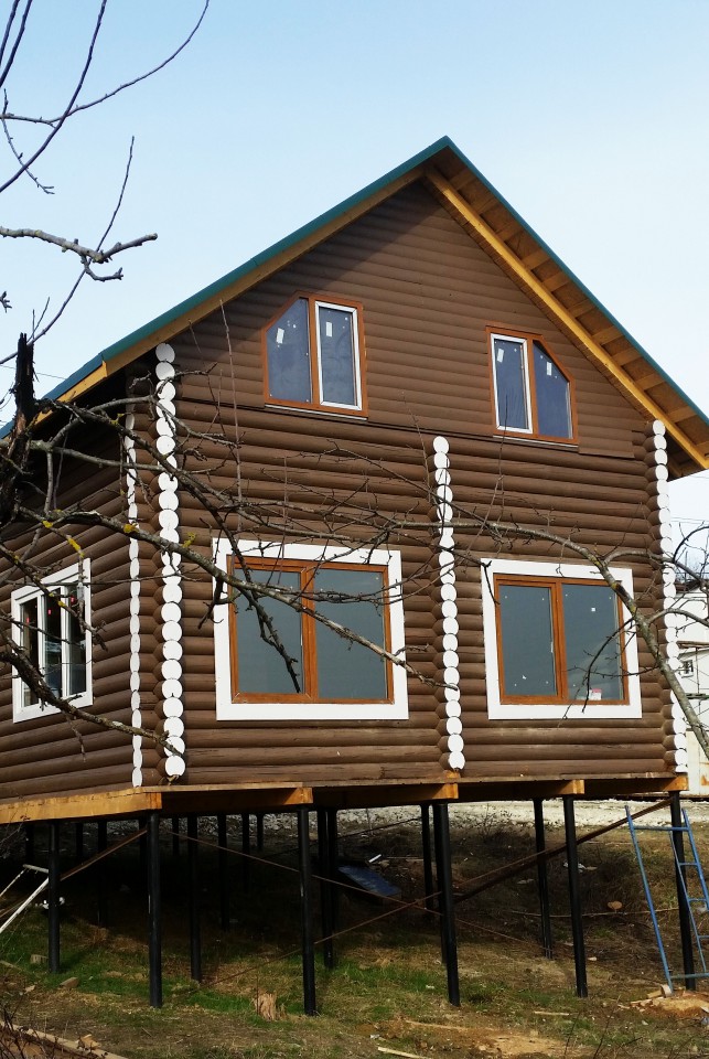 2-х этажный дом из 20го сруба в Адлерском районе