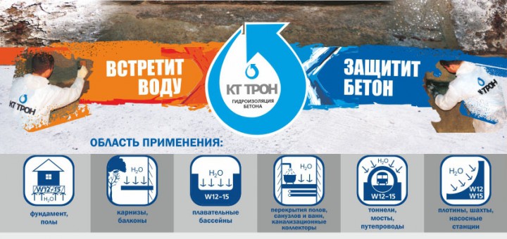 Эффективная гидроизоляция объектов.